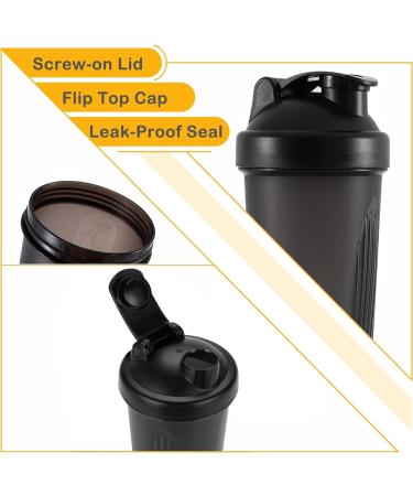 KANGSIT Protein Shaker Bottle with Stainless Steel Mixing Ball BPA- and DEHP-free Leakproof Flip On Lid- Protein & Supplement Shaker Bottle 400ml (Green) - Buy Online on SooperMarket.com