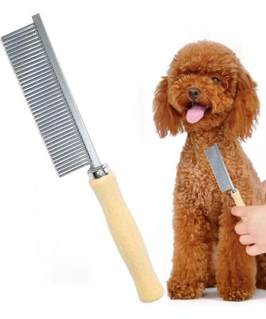 Fengshan Flea Comb - Metal Steel Brush for Dogs Cats & Small Pets | Effective Flea & Lice Removal | Pet Care Accessories - Buy Online on SooperMarket.com