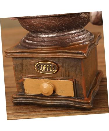 Cabilock Desktop Bookcase 1pc Model Style Home Yellow Resin Coffee Photo Props Vintage Bar Miniature Figurine Maker Shop for - Buy Online on SooperMarket.com