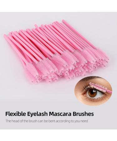 200 PCS Disposable Mascara Wands Lip Wands Set 100 Pcs Eyelash Brush and 100 Pcs Lip Brush Makeup Tool - Buy Online on SooperMarket.com