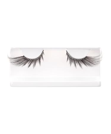 Eulenspiegel 000878 - Eyelashes black long with rhinestone band 1 ml special eyelash glue instructions