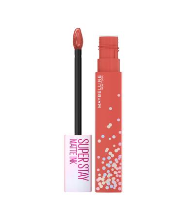 Maybelline New York Super Stay Matte Ink Liquid Lipstick Transfer Proof Long Lasting Limited Edition Birthday Cake Scented Shades Show Runner 0.17 Fl Oz