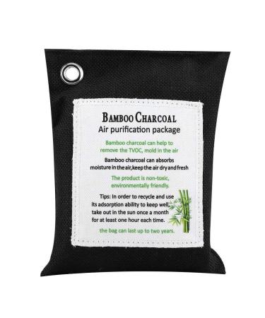 8-color-air cleaning bag of fresh activated coal bamboo air cleaner bamboo coal package for formaldehyde New home household-active bamboo coal package (black) storage bag / storage bag