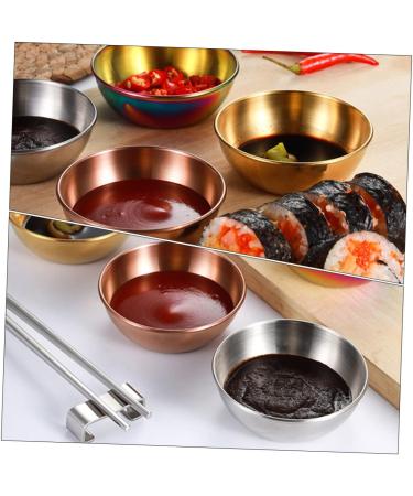 MAGICLULU 24 Pcs Silver Sauce Dish Dipping Sauce Seasoning Dish Stainless Steel 9x9cmx3pcs Silverx3pcs - Buy Online on SooperMarket.com