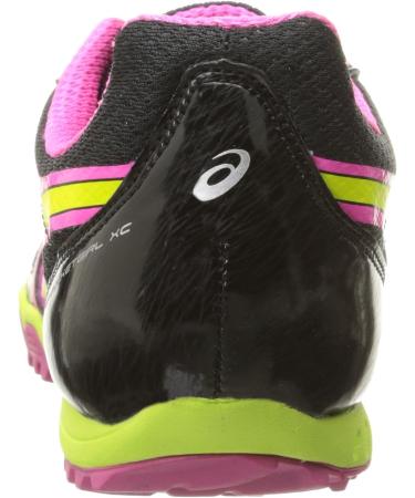 ASICS Women's Hyper Rocketgirl XC Spike Shoe 10.5 - Black/Hot Pink/Flash Yellow - Buy Online on SooperMarket.com