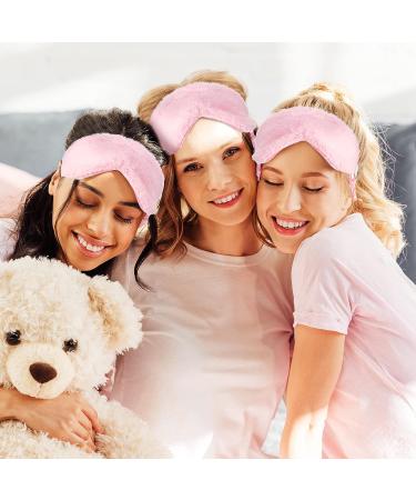 Jexine 24 Pcs Spa Headband Plush Sleep Eye Mask Bulk Set - Simple Style | Makeup Headband for Face Washing, Sleepover Party Supplies for Women - Buy Online on SooperMarket.com