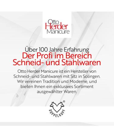 Otto Herder 3-Part Feusspflege Instruments Set - 2 Corner Lifters (17cm & 12.8cm) & Curved/Straight Corner File (15cm) for Optimal Foot Care - International Shipping Available - Buy Online on SooperMarket.com