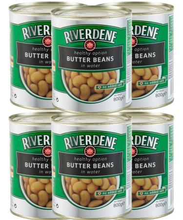 Riverdene Butter Beans 800gm (Pack of 6)