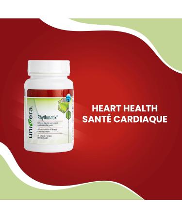 Univera Rhythmatix Heart health Cardiovascular Health Blood Circulation DHA EPA Omega-3 Coenzyme Q10 Vitamin B6 & B12 60 softgels (30-Day Supply) - Buy Online on SooperMarket.com