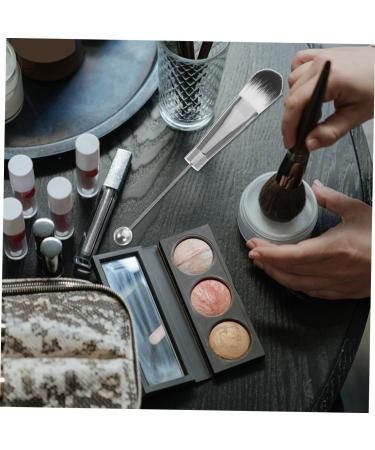 Buy 2 Sets of Metal Handle Makeup Brushes for Women | Eye Shadow Brow & Loose Powder Brush Perfect for Flawless Eye Makeup & Blush Application | High-Quality Artificial Fiber - Buy Online on SooperMarket.com