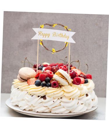 OFFSCH Cake Picks Led Birthday Signs Birthday Cupcake Topper Cake Toppers Wedding Cupcake Topper Wedding Topper Dessert Picks Sandwitch Stick Cake Pick Topper Sandwich Bar Beautiful - Buy Online on SooperMarket.com