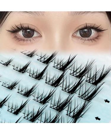 Mix Length Cluster Lashes 0.07mm D Curl | Soft & Wispy DIY Lash Extensions | HuXi Lashes-ZW28C - Buy Online on SooperMarket.com