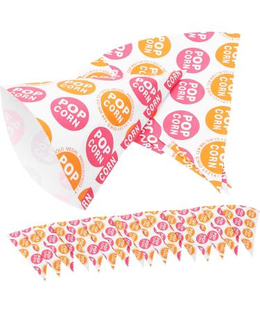 Didiseaon 200 Pcs Popcorn Bag Snack Bags for Kids Clear Treat Bags Snack Food Gifts Goodie Bag Favors Cookies Bags Party Mini Gift Bag Candy Treat Bag Mini Bag Packing Bag Paper Cone Child - Buy Online on SooperMarket.com