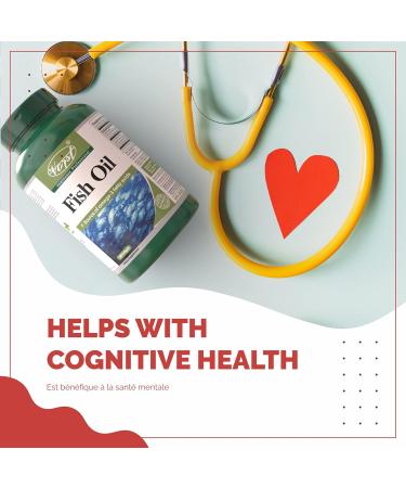 VORST Fish Oil 2000mg Per Serving (1000mg Per Softgel) 180 Softgels | Halal Omega 3 Supplement for Heart Brain & Bone Health | Includes Fatty Acids DHA and EPA | Easy to Swallow and Digest Liquid Softgel Capsules | Women & Men | 1 Bottle - Buy Online on SooperMarket.com