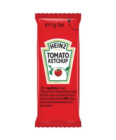 Heinz Tomato Ketchup Sachets - 200x Tomato 200
