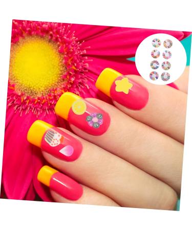 Healeved 16 Boxes Soft Pottery Scrapbooking Embellishment Nail Embellishments Nail Art Slices Bulk Nail Accessories Nail Art Decor Round Spacer Beads Diy Patch Assorted Polymer Clay 3d - Buy Online on SooperMarket.com
