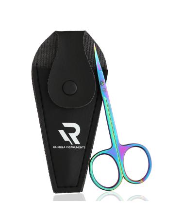 Cuticle Nail Scissors Multi Purpose Small Manicure Scissors Pedicure Finger & Toe Nail Cuticle Scissors Professional Thin toenail Scissors Eyebrow Scissors for Men and Women (Multi Colour)