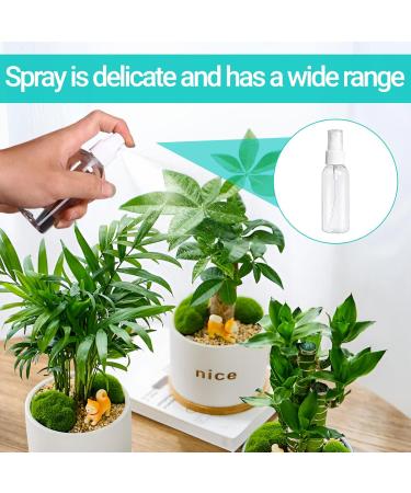 Sodwes 5-Piece 50ml Small Spray Bottle Set | Clear Plastic Travel & Cleaning Spray Bottles | Ideal for Filling & Mist Applications - Buy Online on SooperMarket.com