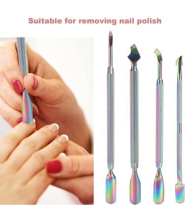 Cuticle Pusher Portable Rust-proof Nail Pusher Eco friendly with Storage Box for Nail Salon - Buy Online on SooperMarket.com