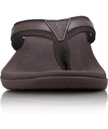 Footminders BALTRA Unisex Orthotic Arch Support Sandals - 13 Women/12 Men Cocoa Brown - Buy Online on SooperMarket.com