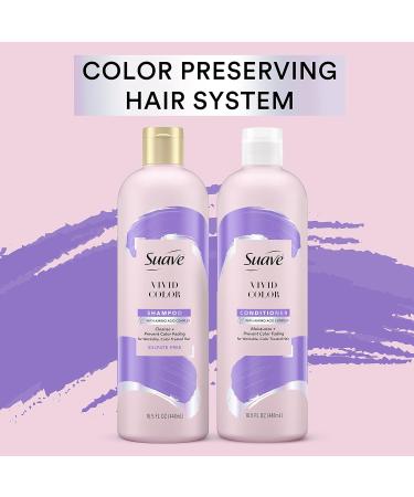 Suave Pink Shampoo for Color Treated Hair | Sulfate Free Prevent Color Fade - 16.5oz - Buy Online on SooperMarket.com