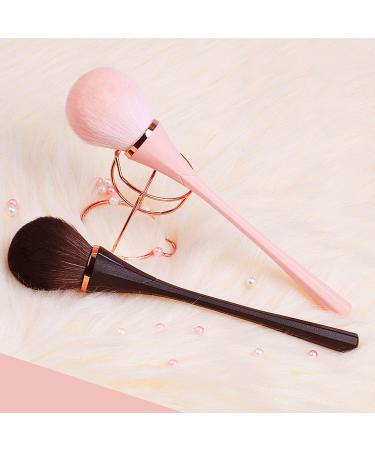Professional Soft Hair Makeup Brush Accurate Coloring Strong Powder Grasping Apply Loose Powder Ergonomic Handle Multiple Applicable Place Leather Texture Craft Gift for Pink - Buy Online on SooperMarket.com