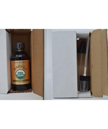 Organic Marula Oil 4oz/120ml - USDA Certified - Cold Pressed, Unrefined, Virgin - 100% Pure Natural Vegan - for Face, Body, Hair, Nails - Skin Care Essential - Buy Online on SooperMarket.com
