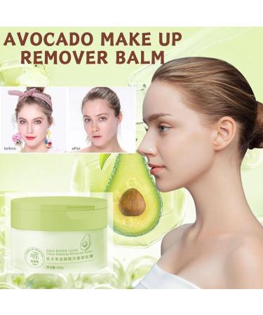 Trendyfave Avocado Cleansing Balm Shea Butter Olive Make up Remover Balm Makeup Cleansing Balm Deep Cleansing Makeup Remover Deep Cleansing Oil for Eye Lip and Face Travel Size (100g) - Buy Online on SooperMarket.com