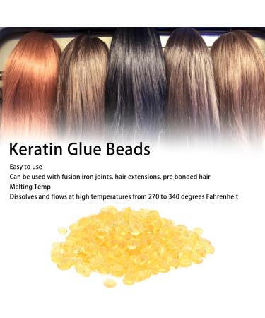 500g Glue Beads for Hair Nail Extensions - Easy Use Strong Adhesion Pre-Bonded Hair Solutions - Buy Online on SooperMarket.com