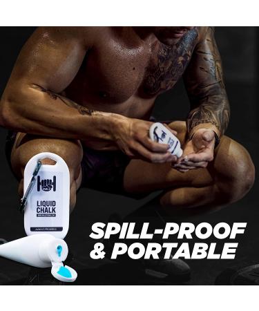 Inill Liquid Chalk - 50ml Blue | Non-Toxic Gym Chalk for Weightlifting, Powerlifting, and Rock Climbing | Exercise and Workout Lifting Chalk - Buy Online on SooperMarket.com