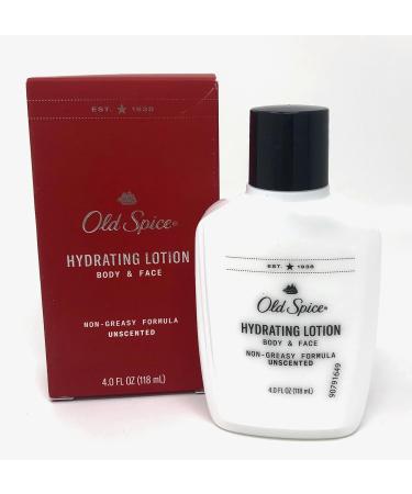 Old Spice Hydrating Body and Face Lotion, Unscented - 4 oz - Buy Online on SooperMarket.com