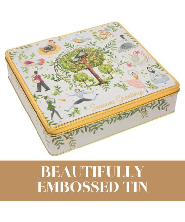 12 Days of Christmas Biscuits Tins Traditional Christmas Biscuit Tin of Shortbread Biscuits Scottish Shortbread Gift Set Biscuit Gift Box Christmas Tin of Biscuits Gift Sets for Women & Men - Buy Online on SooperMarket.com