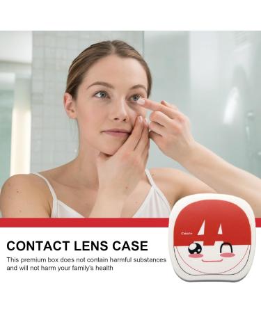 Awakentti Cute Moon & Stars Contact Lens Container Set - Portable with Tweezers Mirror Solution & More - Buy Online on SooperMarket.com