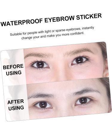 BELLIFFY 8pcs Imitation Eco Eyebrow Sticker False Eyebrows Hair-like Eyebrows Stickers Fake Transfer Stickers - Buy Online on SooperMarket.com