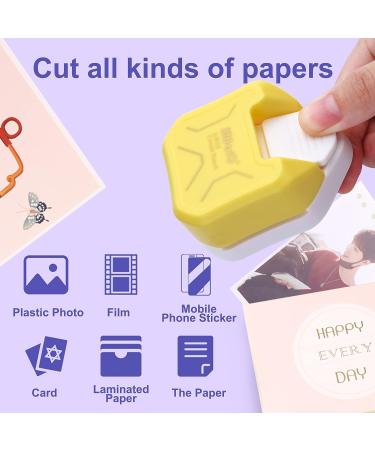 Zettokete Flat Angle Corner Punch 3 in 1 Corner Cutter Corner Rounder 5mm+10mm+15mm Cutting Length Craft Punch Paper Punch for Crafting Scrapbooking Supplies Gift Card Photo DIY Office & Home(Yellow) - Buy Online on SooperMarket.com
