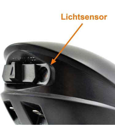 NEAN LED Dynamo Bicycle Light 30 Lux | Automatic & Parking Light | StVZO Approved Front Lamp - Black - Buy Online on SooperMarket.com