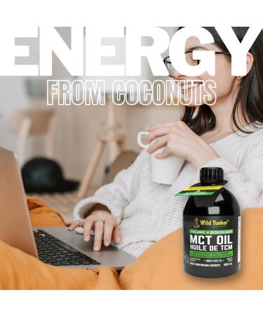 Wild Tusker Organic MCT Oil - 100% C8 500ml - Buy Online on SooperMarket.com