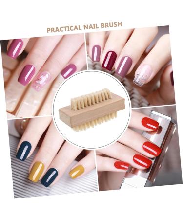 FOYTOKI Hand Scrubbing Brush One Toe Nail Brush Nail Brush Cleaner Hand Foot Brush Hard Nail Brush Hard Bristle Nail Brush Nail Tools Wooden Nail Brush Essential Oil Miss Bamboo Pedicure - Buy Online on SooperMarket.com