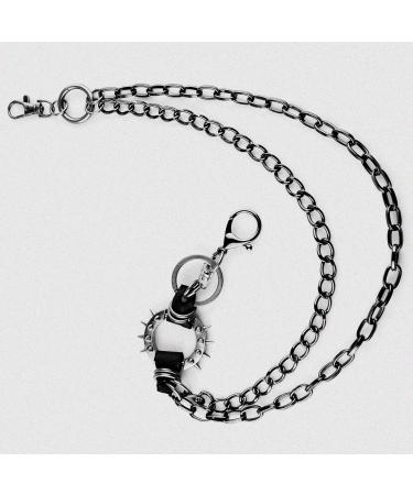 ARZASGO Unisex Heavy Duty Punk Chains for Pants - 2-Layer Hip Hop Trousers Jeans Chain with Lobster Clasps - Multi-layer Belt Chains for Wallet Keys - Buy Online on SooperMarket.com