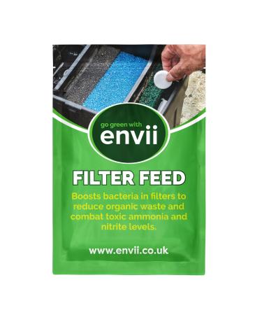 envii Filter Feed Pond Filter Starter Bacteria Treatment Boosts Beneficial Bacteria Activity Safe for All Fish & Wildlife Treats 20 000 Litres