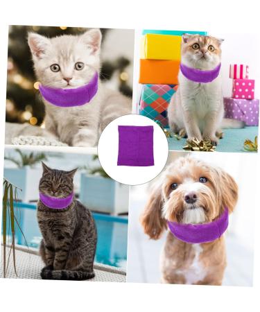 FRCOLOR 2pcs Portable Snood Dog Supply for Warm Pets Accessory Earmuff Comfortable Pet Elastic Puppy Lint Sx2pcs Purplex2pcs - Buy Online on SooperMarket.com