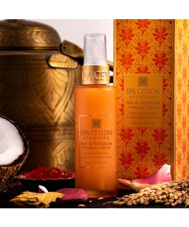 SPA CEYLON Sal and Saffron Vitamin E Ultra Hydrating Facial Treatment Gel | Brightening Hydration Skincare for Skin Repair | International Shipping Available - Buy Online on SooperMarket.com