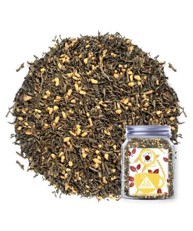 Plant Gift Brown Rice Pu'er Tea Oganic Fruit Herbal Tea All Natural Flavors Loose Leaf Pu'er Tea Brown Rice Non GMO Vegan Tea Bags Into Iced Tea & Hot Tea 70G/2.5oz