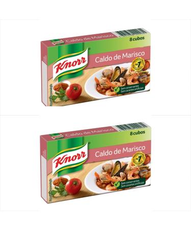 Knorr Bouillon Stock Cubes 80g (Shellfish) - Pack of 2