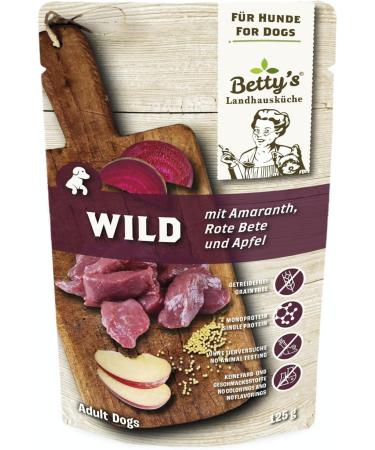 Betty's Country Kitchen Fresh Bag Game - Beetroot Amaranth & Apple (125g x 10) | International Shipping Available - Buy Online on SooperMarket.com