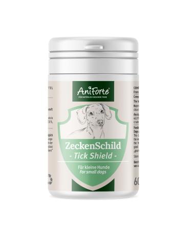 Aniforte tick sign for small dogs up to 10 kg 60 capsules - tick protection dog supports protection against ticks natural & effective for junior adult & senior