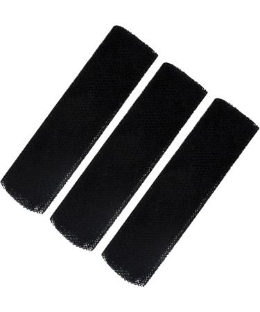 Visiblurry African Net Sponge | African Mesh Cloth Net Scrubber Bath Towel - Dead Skin Removal Bath Sponges for Women & Men Black - Buy Online on SooperMarket.com