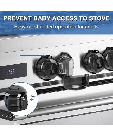 GRENFU Stove Knob Covers - 5 + 1 Pack | Child Safety Gas & Oven Knob Covers - Buy Online on SooperMarket.com