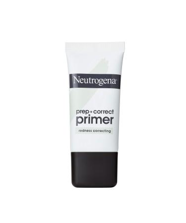 Neutrogena Prep + Correct Primer for Redness Correcting, Green-Toned Matte Makeup Primer with Seaweed Extract to Help Reduce Redness & Even Skin Tone, 1.0 oz
