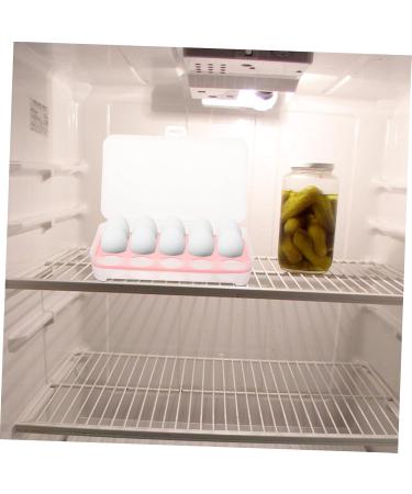 OSALADI Egg Keeper 2pcs 10 Egg Holder Egg Containers with Lid Storage Pull Out Drawers Red Portable Crisper re-usable Red 24.5*10.5*7cm - Buy Online on SooperMarket.com